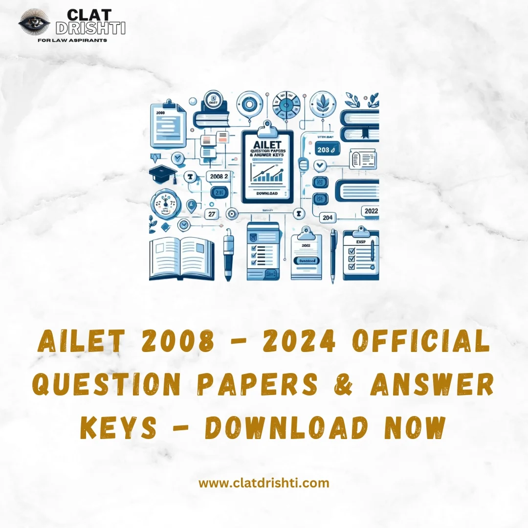 AILET 2008- 2024 Official Question Papers & Answer keys